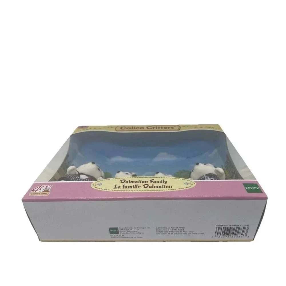 Calico Critters Sylvanian Families Dalmatian Family of Four New In Box